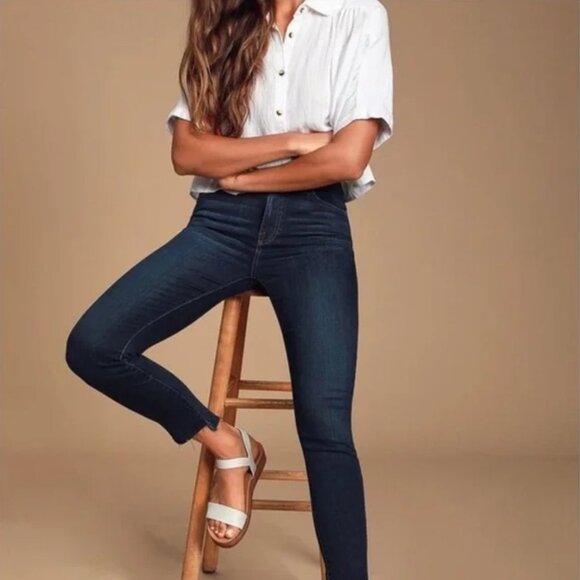 pistola Denim - Pistola high waist dark wash skinny jeans size 31